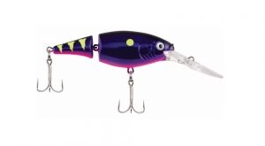 Wobler Flicker Shad Jointed 7cm Firetall Chrome Candy